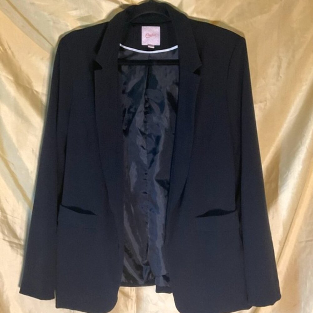 Candie's Women Blazer Size XL Black